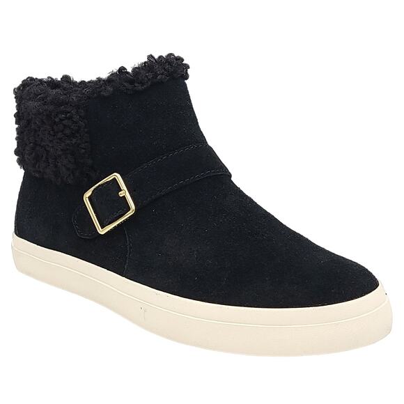 Cole Haan Women Nantucket Cozy Ankle Booties Size US 6B Black Suede - Picture 1 of 6